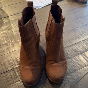 Toms Chestnut Ankle Booties